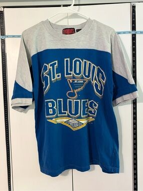 St. Louis Blues Iron Knights Athletics Vintage Tshirt Medium 90s Y2K